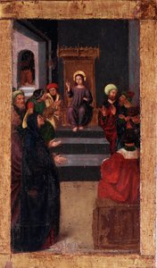 Leben der Jungfrau: Der Streit mit den Doktoren, Serie Geheimnisse des Rosenkranzes von Ludovico Brea