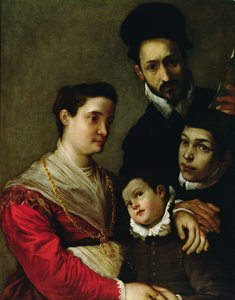 Porträt der Familie Tacconi von Ludovico Carracci