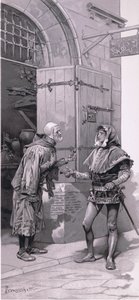 John, ich konnte es nicht senden. Hier ist es wieder., Illustration aus Romeo und Julia