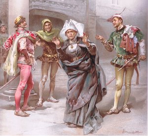 Amme: Gott euch guten Morgen, Herren, Illustration aus Romeo und Julia