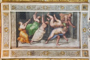 Der Pyrrhichios-Tanz (Detail) von Ludovico Settevecchi