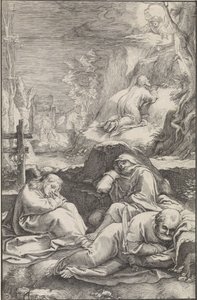 Christus im Garten Gethsemane von Ludovicus Siceram