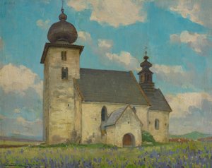 Gotische Kirche des Heiligen Geistes in Žehra von Ludovit Cordak