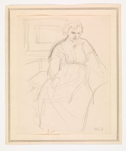 Sitzende Frau von Ludvig Find