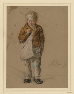 Bettelknabe mit Beutel