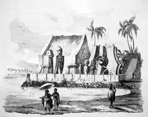 Königstempel in der Bucht von Tiritatea von Ludwig Choris