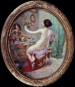 La Toilette. Gemälde von Ludwig Deutsch (1855-1935)