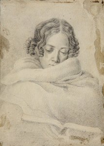 Porträt der Schriftstellerin Bettine von Arnim, geb. Brentano