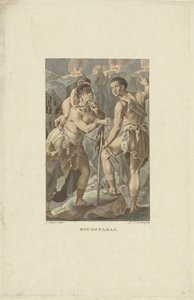 Bewohner von Südafrika (Houzouana) von Ludwig Gottlieb Portman