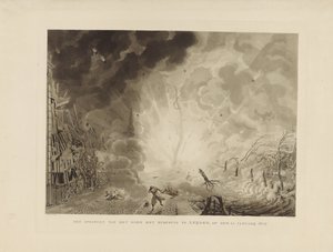 Katastrophe von Leiden, 1807 von Ludwig Gottlieb Portman