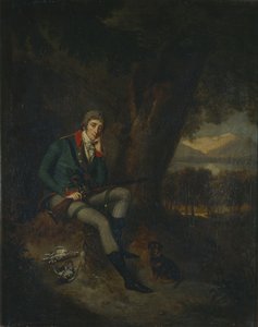 Porträt von Graf Nikita Petrowitsch Panin 1770-1837 in Jagdkleidung