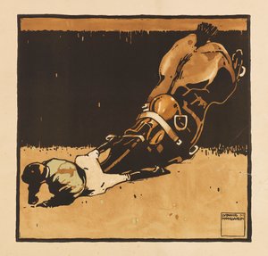 Aus dem Portfolio Turf. Zwölf Pferderennbilder, 1909 von Ludwig Hohlwein