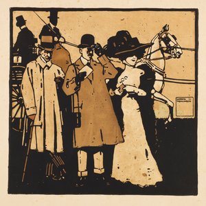 Aus dem Portfolio Turf. Zwölf Pferderennbilder, 1909 von Ludwig Hohlwein