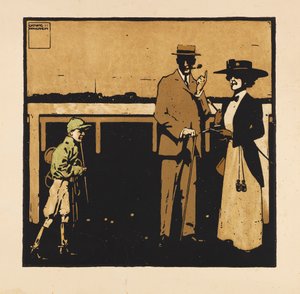 Aus dem Portfolio Turf. Zwölf Pferderennbilder, 1909 von Ludwig Hohlwein