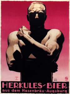 Hercules Bier, 1925 von Ludwig Hohlwein