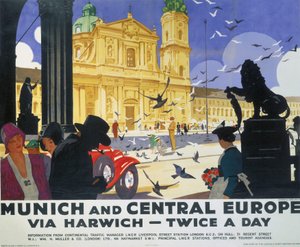 "München und Mitteleuropa", LNER-Poster