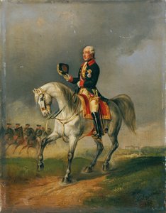 Kaiser Joseph II. reitend von Ludwig Johann Passini