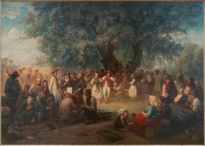 Dorftanz unter der Linde