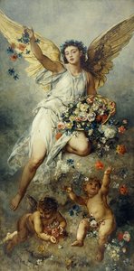 Flora mit Putti-Frieden