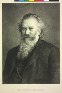Johannes Brahms von Ludwig Michalek
