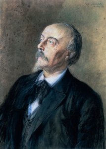 Porträt des deutschen Dirigenten, Pianisten und Komponisten Hans von Bülow (Dresden)