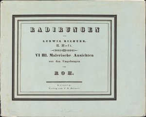 Malerische Ansichten aus den Umgebungen von Rom