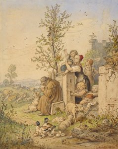 Der Frühling ist angekommen von Ludwig Richter