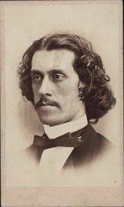 Porträt des Komponisten Josef Strauss 1827-1870, ca. 1860 von Ludwig Schrank