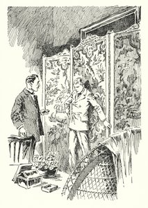 Illustration zu Das Bildnis des Dorian Gray von Oscar Wilde