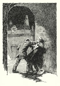 Illustration für Das Bildnis des Dorian Gray von Oscar Wilde