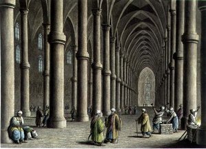 Die Kathedrale von Tortosa, veröffentlicht von William Watts von Luigi (after) Mayer