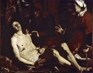 Der heilige Sebastian wird von den heiligen Frauen geheilt