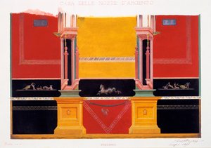 Wanddekorationen aus dem Haus der Silberhochzeit, Pompeji, 1898
