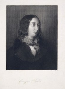 Porträt von George Sand, veröffentlicht 1837