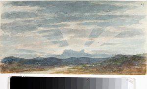 Landschaft, Lichteffekte (Aquarell, vor 1825)