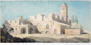 Ruinen eines Klosters in der Region Genua von Luigi Garibbo