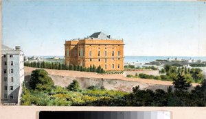Ansicht des Palazzo Pallavicini, genannt Palazzo delle Peschiere, Genua von Luigi Garibbo