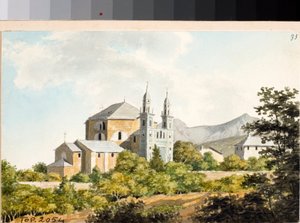 Blick über die Kirche der Heiligen Nazarius und Celsus in Arenzano, Genua