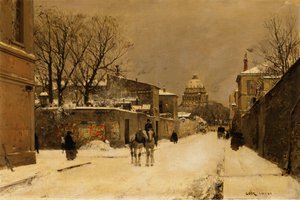 Eine Straße in der Nähe von Les Invalides, Paris