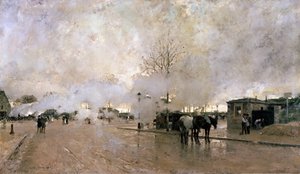 Rauch auf der Pariser Ringbahn, 1885
