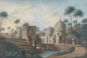 Gräber großer arabischer Heiliger in der Nähe von Rosetta, Ägypten