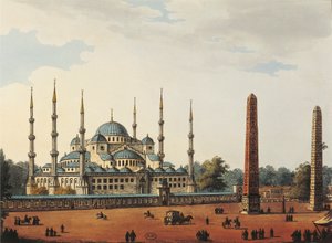 Istanbul, Blaue Moschee oder Sultanahmet Camii (Moschee des Sultans Ahmet)