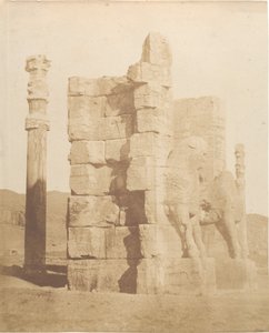 Eingangstor zu den Ruinen von Persepolis, 1858 von Luigi Pesce