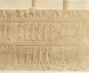 Prozession auf der Fassade der großen Treppe, 1858 von Luigi Pesce