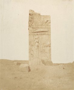 Ruinen auf der dritten Terrasse, Persepolis, 1858 von Luigi Pesce
