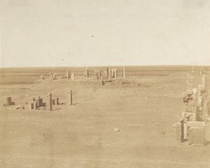 Veduta generale di Persepolis presa dalla Montagna, 1858 von Luigi Pesce