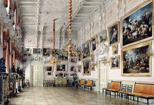 Der Tanzsaal im Haus von Graf Bezborodko, St. Petersburg, 1849 von Luigi Premazzi