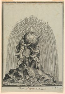 Brunnen mit Atlas und Herkules von Luigi Righetti