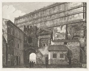 Porta Maggiore in Rom von Luigi Rossini