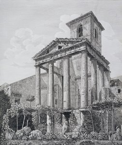 Tempel des Herkules in Cora, aus 
